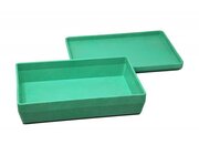 RE-Wood� Box mit Deckel 25 x 18 x 6 cm - 1,5 l, gr�n