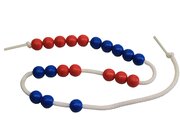 Rechenkette rot/blau 20er Zahlenraum 5er Schritte aus RE-Plastic (5 St�ck)