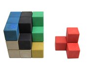 Soma W�rfel farbig aus Re-WOOD�, ab 9 Jahre