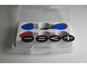 Wendepl�ttchen magnetisch 125 Teile im Kunststoffkoffer