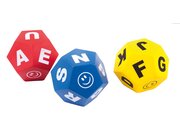 Spordas� Buchstabenw�rfel, 3er Set