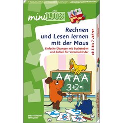 miniL�K Set Rechnen und Lesen lernen mit der Maus, 5 Jahre