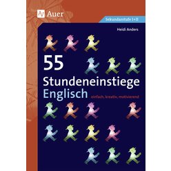 55 Stundeneinstiege Englisch, Buch, 5. bis 10. Klasse