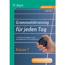 Grammatiktraining f�r jeden Tag Klasse 7