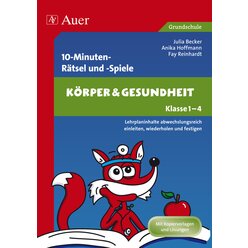 10-Minuten-R�tsel und -Spiele K�rper & Gesundheit, Buch, 1. bis 4. Klasse