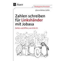 Zahlen schreiben f�r Linksh�nder mit Jobasa