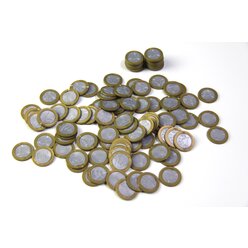 Spielgeld 1 Euro-M�nzen (100 St�ck)