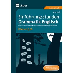 Einf�hrungsstunden Grammatik Englisch Klassen 5-6