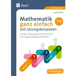 Mathematik ganz einfach mit L�sungsbeispielen 7-8