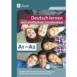 Deutsch lernen mit einfachen Lesetexten A1-A2