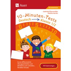 10-Minuten-Tests Deutsch, Buch, Klasse 1/2