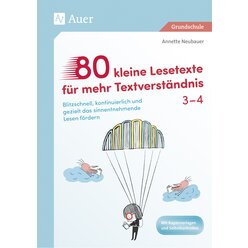 80 kleine Lesetexte f�r mehr Textverst�ndnis, Buch, 3. und 4. Klasse