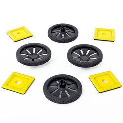 Magnetic Polydron R�der-Erweiterungs-Set 8 Teile