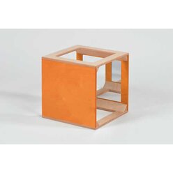 W�rfel mit Spiegel orange