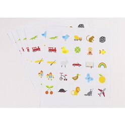 Erkennungsschilder, Selbstklebefolie Serie D