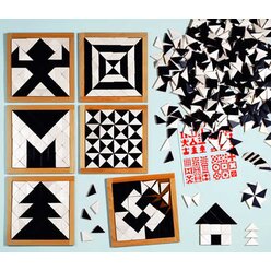 Magisches Mosaik schwarz-wei�, ab 3 Jahre