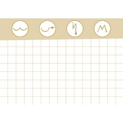 FRESCH-Blankolernk�rtchen DIN A8