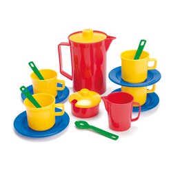 dantoy� Sandspielzeug, Kaffeeservice im Netz, 17 Teile