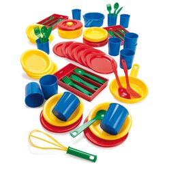 dantoy� Sandspielzeug, Ess-Servies f�r 12 Kinder, 81 Teile