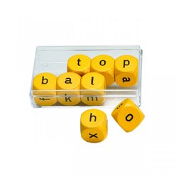 Buchstabenw�rfel 18 mm, 8 St�ck, ab 6 Jahre