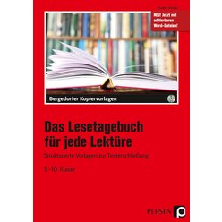 Das Lesetagebuch f�r jede Lekt�re, Kopiervorlagen, 5. bis 10. Klasse