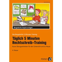 T�glich 5 Minuten Rechtschreib-Training, Kopiervorlagen, 4. Klasse