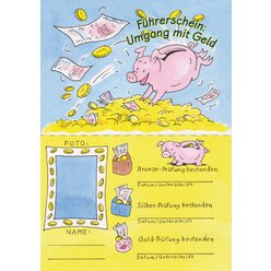Umgang mit Geld - Klassensatz F�hrerscheine, 2. und 3. Klasse