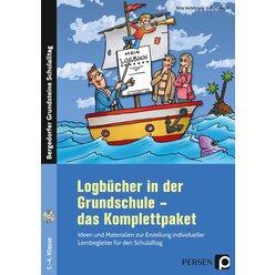 Logb�cher in der Grundschule - das Komplettpaket, Buch inkl. CD, 1. bis 4. Klasse