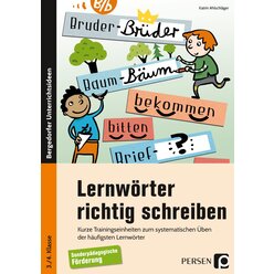Lernw�rter richtig schreiben, Buch, 3. und 4. Klasse
