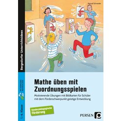 Mathe �ben mit Zuordnungsspielen, Buch, Klasse 1-6