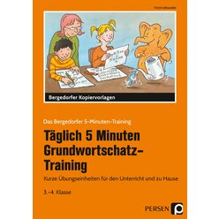 T�gl. 5 Min. Grundwortschatz-Training - 3./4. Kl., Kopiervorlagen