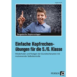 Einfache Kopfrechen�bungen f�r die 5./6. Klasse, Kopiervorlagen