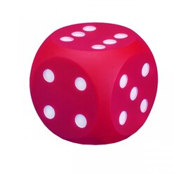 Augenw�rfel 10 cm, rot