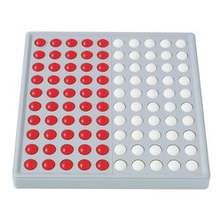ABACO 100 - Modell B 5/5 Kugeln (rot/wei�), Z�hl- und Rechenrahmen, 6-9 Jahre