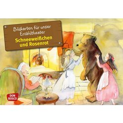 Kamishibai Bildkartenset - Schneewei�chen und Rosenrot, 5-8 Jahre