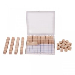 Dienes Zehnersystem individuell aus Massivholz - beste Qualit�t!, ab 6 Jahre