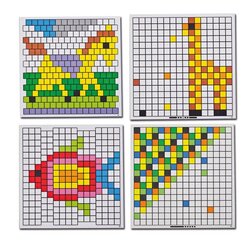 Mosaik-Arbeitskarten, 6 St�ck