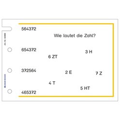 St�pselkarten 'Rechnen bis 1 Million'