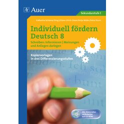 Individuell f�rdern Deutsch 8 Schreiben Informieren/ Meinungen und Anliegen darlegen