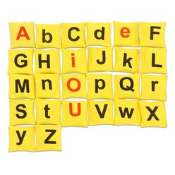 ABC auf Bohnens�ckchen, 26 S�ckchen von A-Z mit Aufbewahrungsbeutel