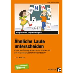 �hnliche Laute unterscheiden, Kopiervorlagen, 1.-4. Klasse
