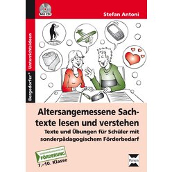 Altersangemessene Sachtexte lesen und verstehen, Buch, 7.-10. Klasse