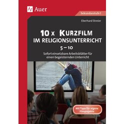 10x Kurzfilm im Religionsunterricht 5-10, Buch, 5. bis 10. Klasse