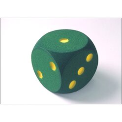 Augenw�rfel gro� 16 cm, gr�n