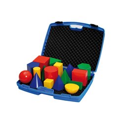 17 Geometriek�rper im Kunststoffkoffer, 8-11 Jahre