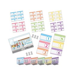Fahrscheinsystem, magnetisches Organisationsmaterial f�r den Unterricht, 6-14 Jahre