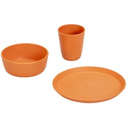 treeNside Kindergeschirr-Set � Teller, Becher & Sch�ssel, coral