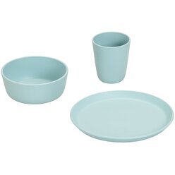treeNside Kindergeschirr-Set � Teller, Becher & Sch�ssel, t�rkis