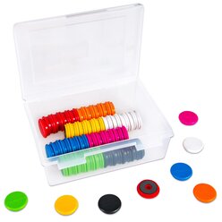 Greifmagnete in Kunststoffbox � 80 St�ck