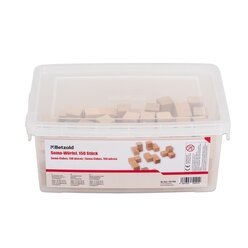 Holzw�rfel, natur, 150 St�ck, in Stapelbox, 3-13 Jahre